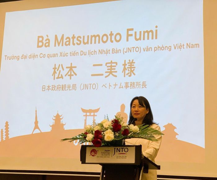 Bà Matsumoto Fumi - Trưởng đại diện Cơ quan Xúc tiến Du lịch Nhật Bản.