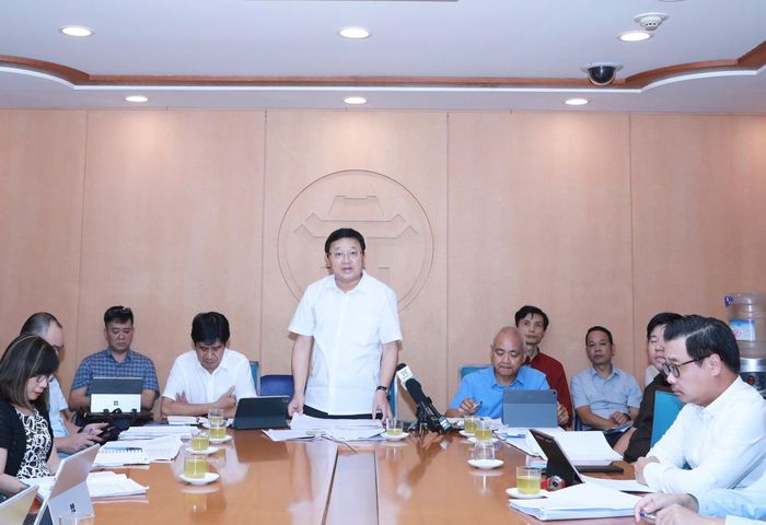Ông Đào Minh Tâm, Phó Giám đốc Sở Xây dựng thông tin tại hội nghị.