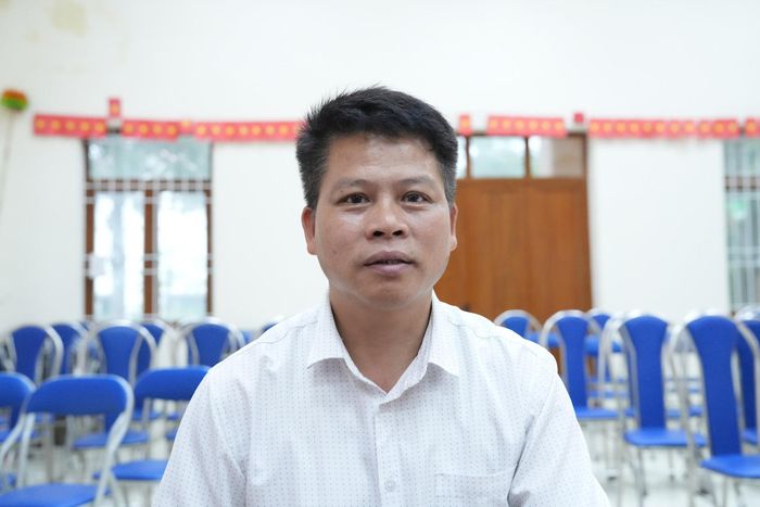 Ông Nguyễn Ngọc Dương, Bí thư Chi bộ, Tổ phó Tổ hòa giải thôn Yên Hồng chia sẻ với phóng viên. Ảnh: Công Phương