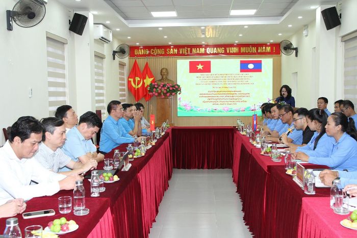 Quang cảnh buổi làm việc. Ảnh: PV