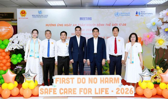 Lan tỏa thông điệp hưởng ứng Ngày An toàn người bệnh thế giới năm 2026. Ảnh: Hảo Lê