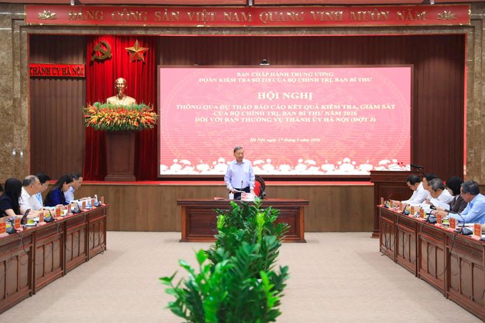 Tổng Bí thư, Chủ tịch nước Tô Lâm chủ trì hội nghị. Ảnh: Quang Thái