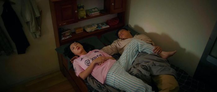 Nhi và Hoàng đã qua đêm với nhau. Ảnh VTV
