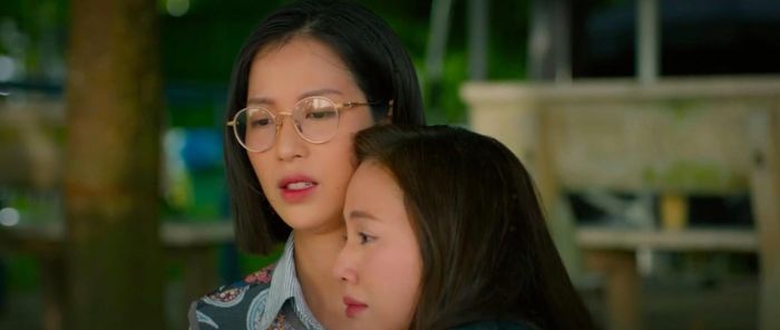 Phương đã biết sự thật và được Ly an ủi, động viên tới gặp Khánh. Ảnh VTV