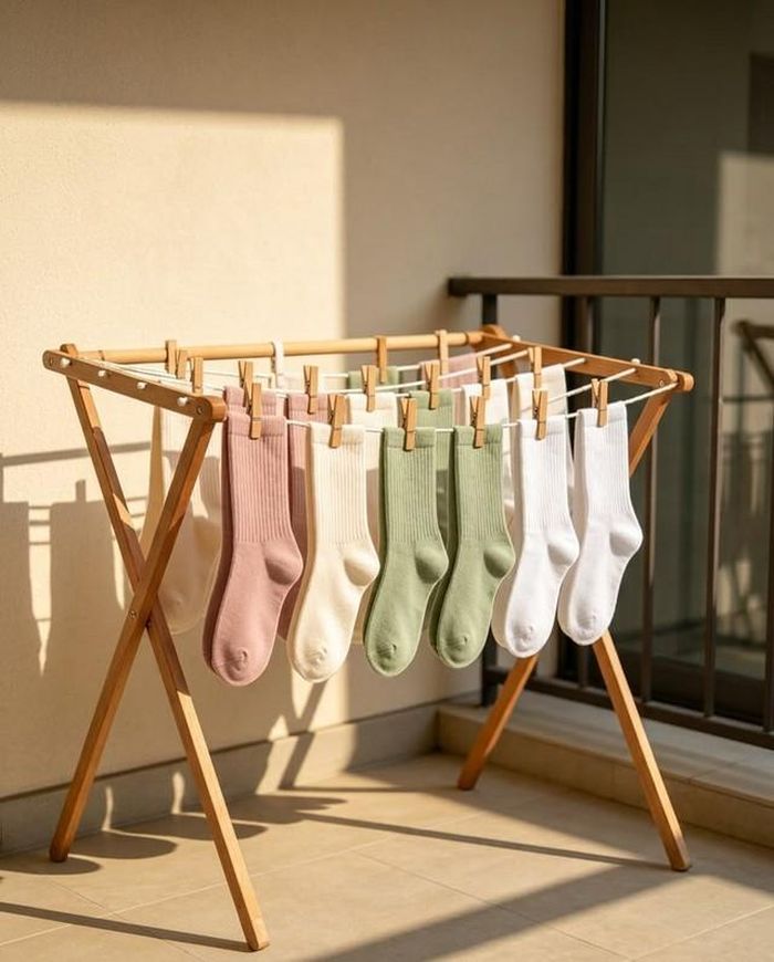 Sau khi đi mưa hoặc tiếp xúc với nước ngập, nên thay quần áo, tất, giày và giữ các vùng da dễ ẩm được khô thoáng. (Ảnh minh họa)