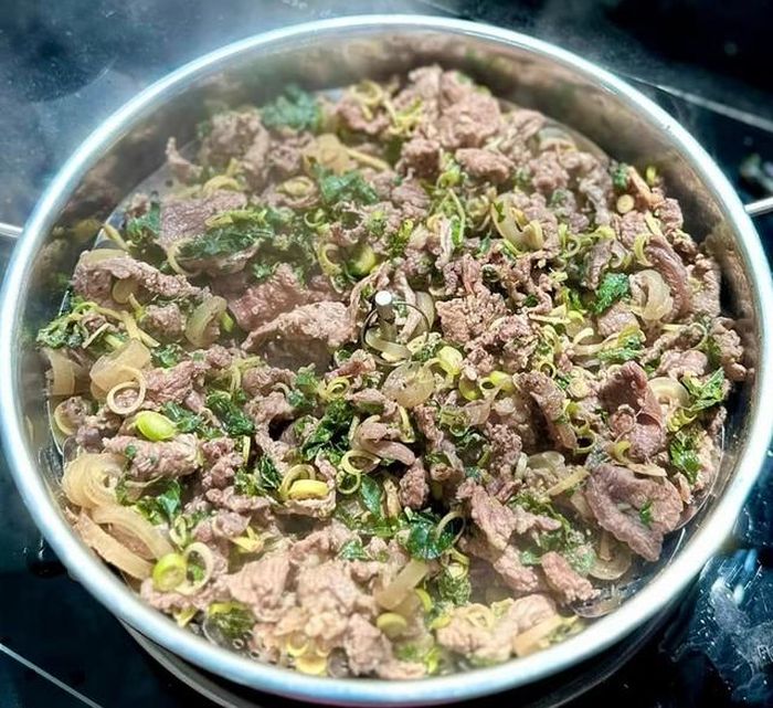 Bê hấp tía tô hấp dẫn, thơm ngon khi ăn còn nóng