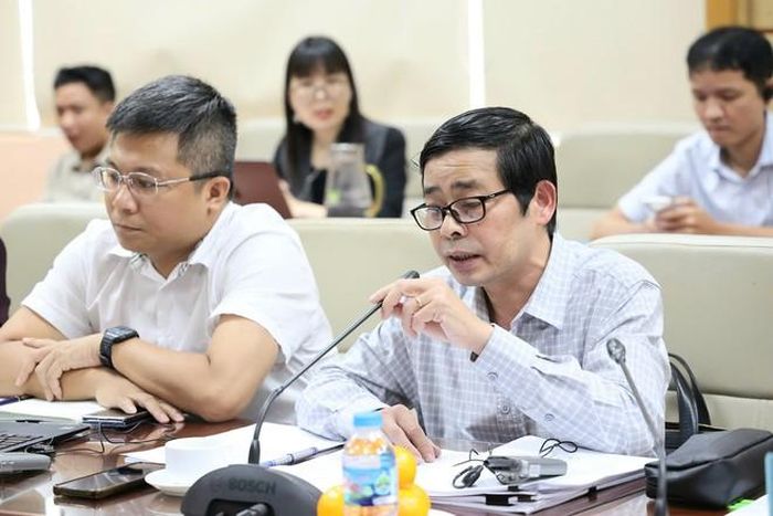 Đại diện lãnh đạo các đơn vị của Bộ Y tế phát biểu.  Ảnh: Trần Minh