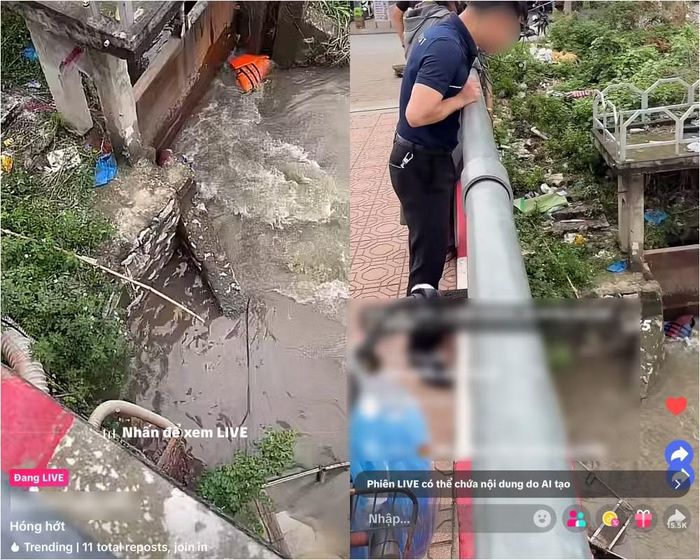 Cho đến thời điểm đầu giờ chiều 18/9, nhiều tài khoản TikTok vẫn đang livestream tại khu vực xảy ra vụ việc. (Ảnh chụp màn hình)