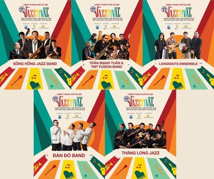 Những tên tuổi gạo cội của Jazz Việt hội tụ tại Hanoi Jazztival 2026.
