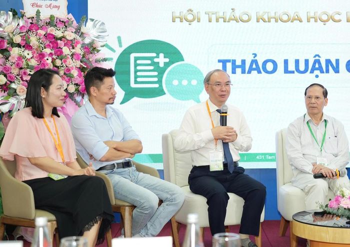 PGS.TS.BS Vũ Chí Dũng, Giám đốc Trung tâm Nội tiết - Chuyển hóa - Di truyền và Liệu pháp phân tử, Bệnh viện Nhi Trung ương phát biểu. BVCC