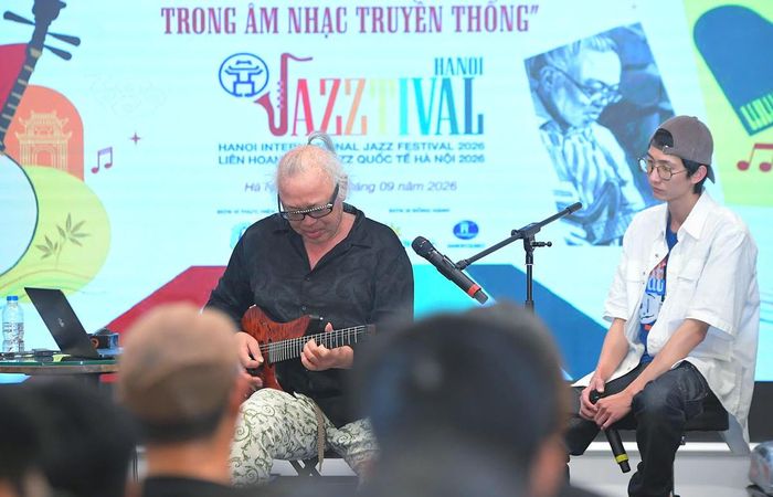 Hoạt động tìm hiểu ngôn ngữ Jazz trong âm nhạc truyền thống là một trong những hoạt động của Liên hoan Nhạc Jazz quốc tế Hà Nội năm 2026.