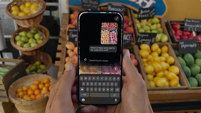 Ví dụ về cách tích hợp Apple Intelligence để phục vụ nhu cầu cá nhân chuyên biệt. Ảnh: Cnet/Apple.