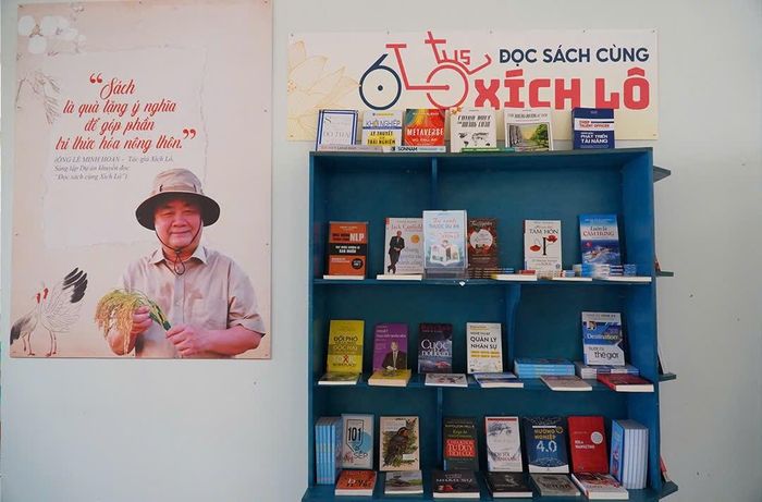  Hiện, có 34 tủ sách Đọc sách cùng Xích Lô ở khu vực nông thôn từ miền Tây đến miền Bắc. Ảnh: NVCC. 