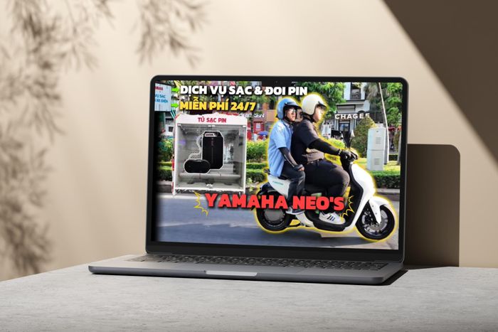 Dịch vụ được chia sẻ trên các kênh mạng xã hội.