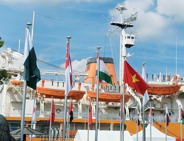 Quốc kỳ Việt Nam tung bay tại ASIAD 20