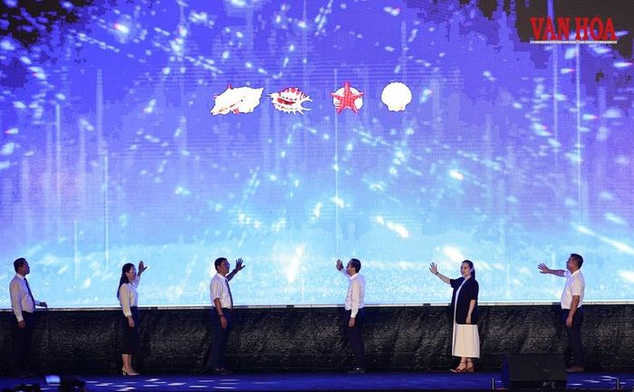 Các đại biểu thực hiện nghi thức khai mạc An Hải Festival 2026