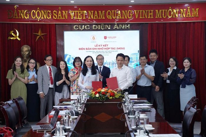 Cục Điện ảnh (Bộ VHTTDL) và Trường Đại học Văn Lang ký kết Biên bản ghi nhớ hợp tác