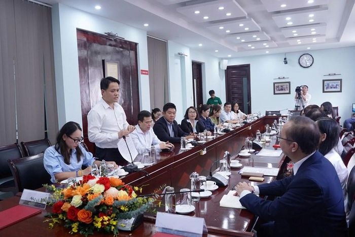 Ông Đặng Trần Cường, Cục trưởng Cục Điện ảnh, phát biểu tại Lễ ký kết