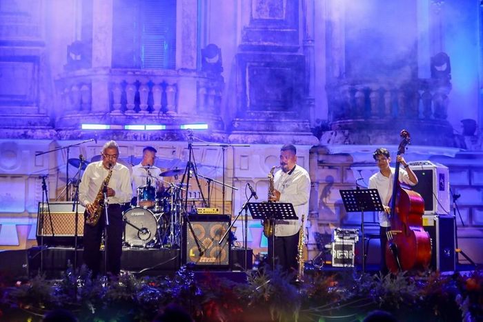 Nhóm nhạc Jazz sông Hồng biểu diễn tại chương trình