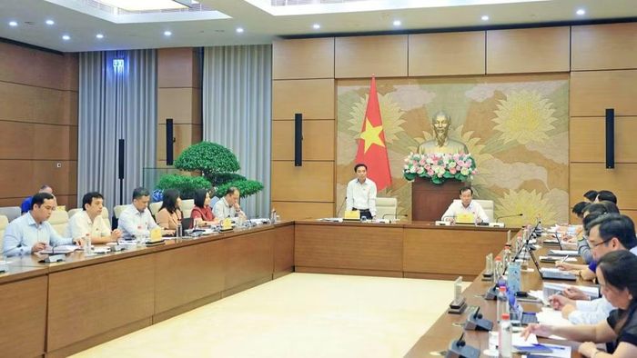 Toàn cảnh hội nghị rút kinh nghiệm về công tác đối ngoại. (Ảnh: ĐẮC TRƯỜNG)