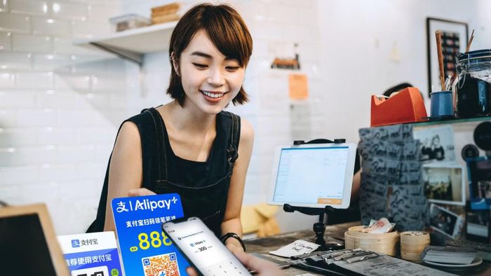 Một cửa hàng chấp nhận thanh toán Alipay+. (Ảnh: Alipay+)