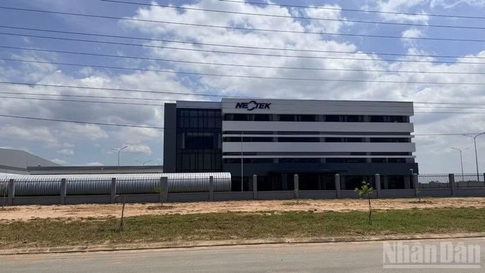 Khu công nghiệp Hàm Kiệm II tạo điều kiện thuận lợi cho nhà đầu tư thứ cấp. (Ảnh: THANH HẢI)