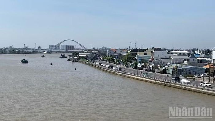 Đô thị sông nước Cần Thơ. (Ảnh: THANH TÂM)