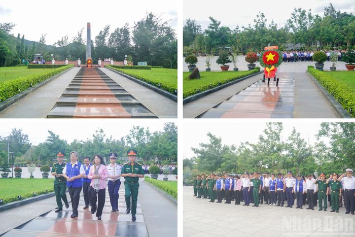  Đoàn đại biểu tưởng niệm, dâng hương, tri ân hàng vạn người con ưu tú đã chiến đấu, hy sinh tại “Địa ngục trần gian” Côn Đảo. 
