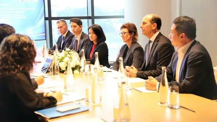 Bà Fiona Bassett khẳng định Việt Nam là đối tác chiến lược dài hạn và FTSE Russell sẵn sàng tiếp tục đồng hành. (Ảnh: ANH VŨ)