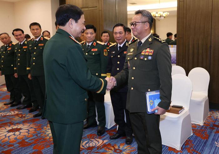  Đại tướng Phan Văn Giang và Đại tướng Tea Seiha, Phó thủ tướng Chính phủ, Bộ trưởng Bộ Quốc phòng Campuchia.