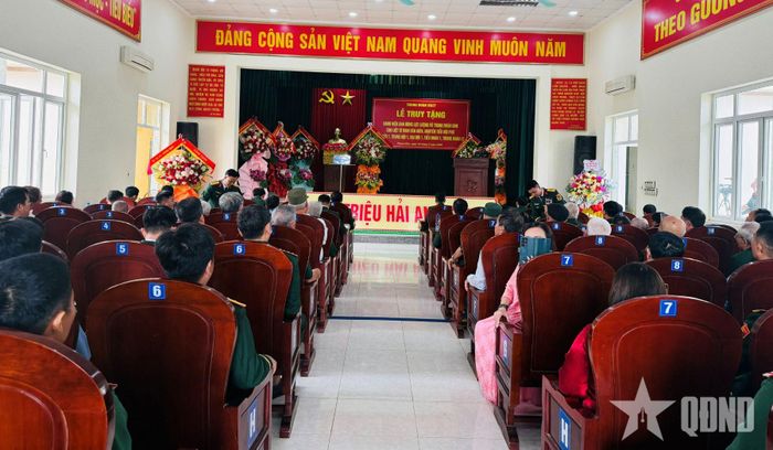 Quang cảnh buổi lễ.