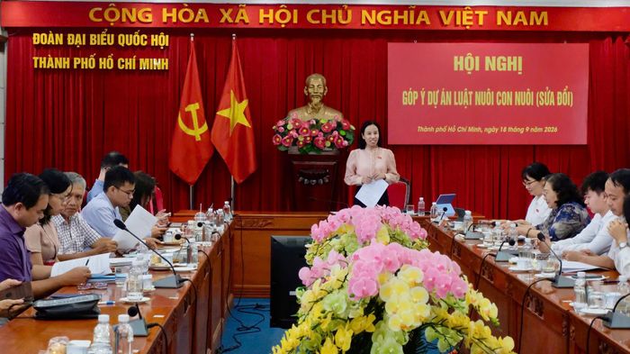 Hội nghị lấy ý kiến góp ý dự án Luật Nuôi con nuôi (sửa đổi). Ảnh: SONG MAI