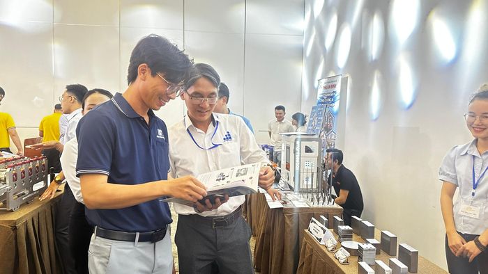  Doanh nghiệp trao đổi, kết nối tại chương trình. Ảnh: THANH DUNG 