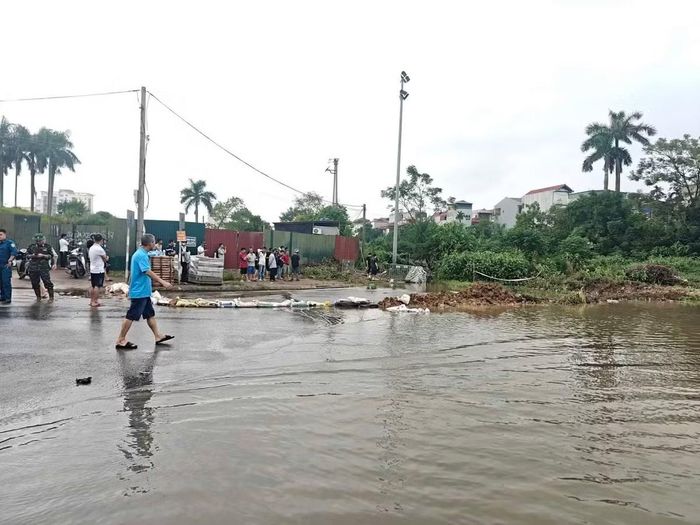 Khu vực nghi xảy ra vụ việc.