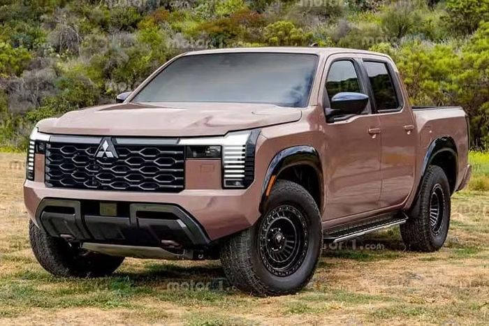 Mitsubishi sắp ra mắt bán tải mới tại Mỹ, chung nền tảng Nissan Frontier.