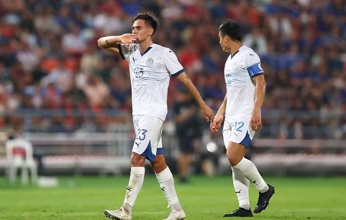 Tiền đạo Bjorn Martin Kristensen đang khoác áo KFUM Oslo tại Na Uy, nằm trong nhóm 20 tuyển thủ Philippines hiện chơi bóng ở nước ngoài. Ảnh: Getty Images.