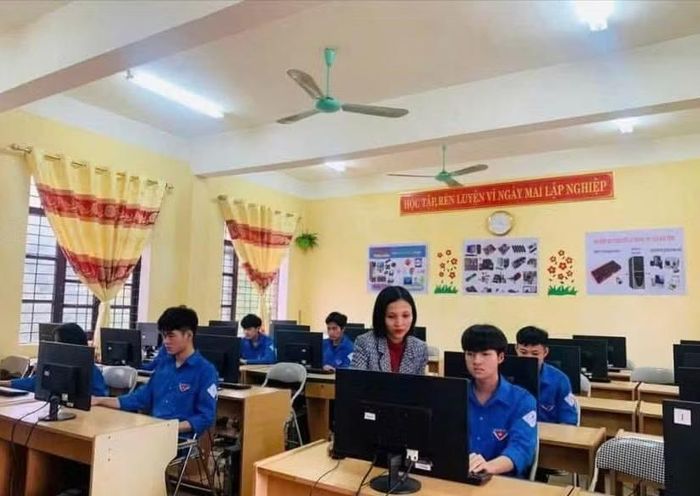 Đào tạo nghề tại Trường Trung cấp nghề Thạch Thành.