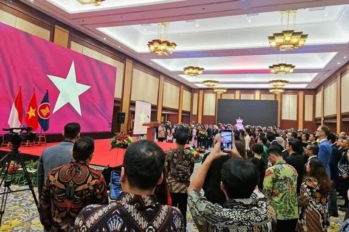 Quang cảnh lễ kỷ niệm. (Nguồn: Đại sứ quán Việt Nam tại Indonesia)