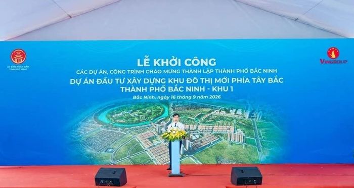 Ông Đào Quang Khải, Phó Chủ tịch UBND tỉnh Bắc Ninh phát biểu chỉ đạo tại sự kiện. (Ảnh: Hải Uyên)