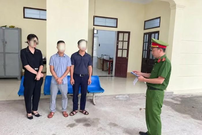 3 đối tượng bị khởi tố. Ảnh: CACC