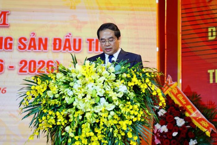 Bí thư Tỉnh ủy Thái Nguyên Trịnh Xuân Trường. Ảnh: Nguyễn Mạnh.