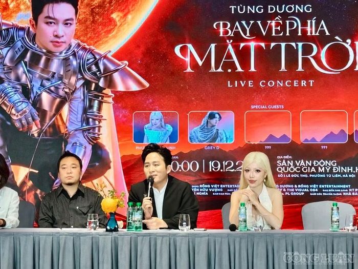 Ca sĩ Tùng Dương giới thiệu live concert “Bay về phía Mặt Trời”, dự kiến diễn ra tối 19/12 tại Sân vận động quốc gia Mỹ Đình, Hà Nội.