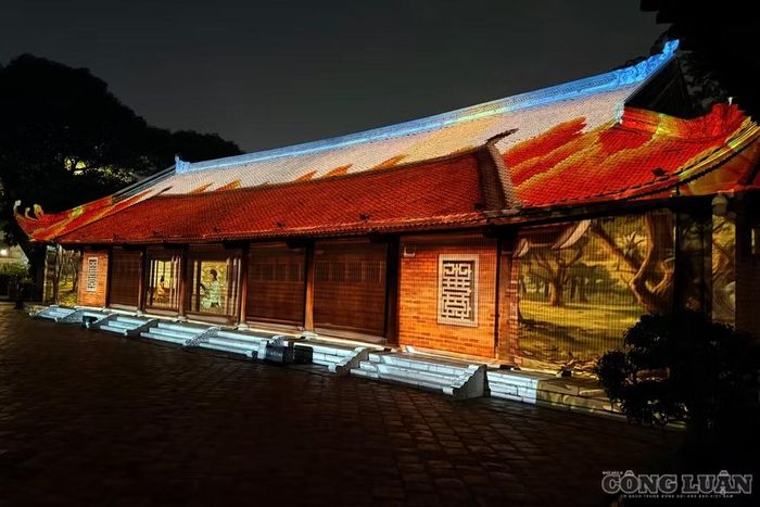 Phim "Vun đắp hiền tài” sử dụng công nghệ 3D mapping kết hợp hình ảnh, ánh sáng và âm nhạc