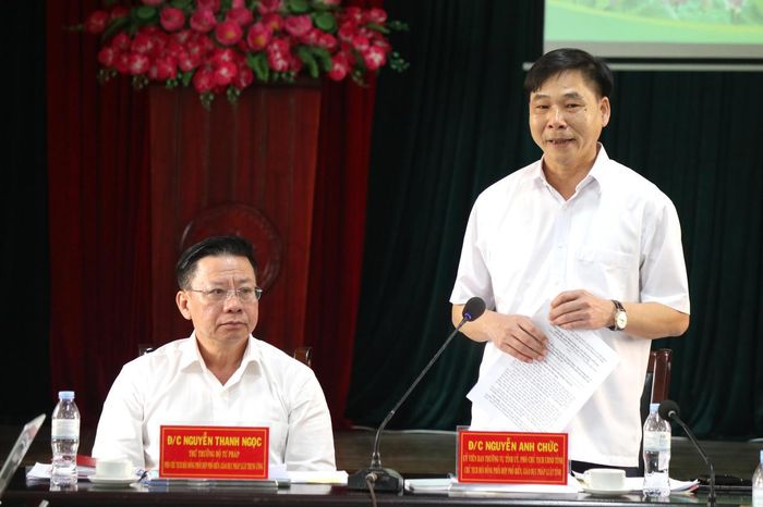 Ông Nguyễn Anh Chức, Phó Chủ tịch UBND tỉnh Ninh Bình phát biểu tại hội nghị (Ảnh: Trọng Kửu)