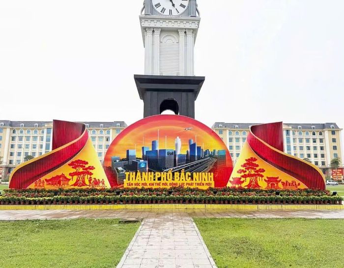 Trụ sở Tỉnh ủy Bắc Ninh công tác chuẩn bị cho Lễ công bố Nghị quyết của Quốc hội về thành lập thành phố Bắc Ninh và đón nhận Huân chương Lao động hạng Nhất đang được hoàn tất.