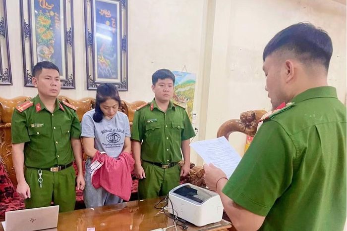 Đối tượng Doãn Thị Huyền Trang. Ảnh: CACC.
