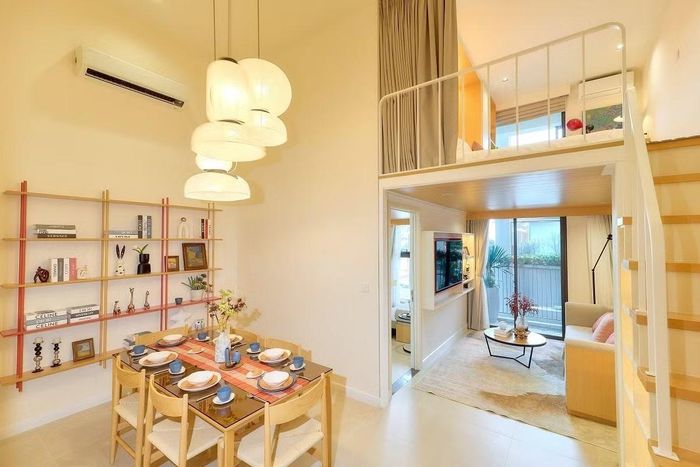 Các căn hộ thiết kế trần cao gần 5m. Ảnh: Hồng Quân