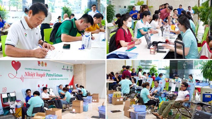 Đông đảo đoàn viên, người lao động có mặt từ sớm để tham gia chương trình