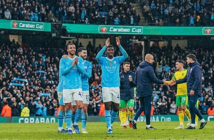 Cuối trận, McAidoo ấn định chiến thắng 5-0 cho Man City