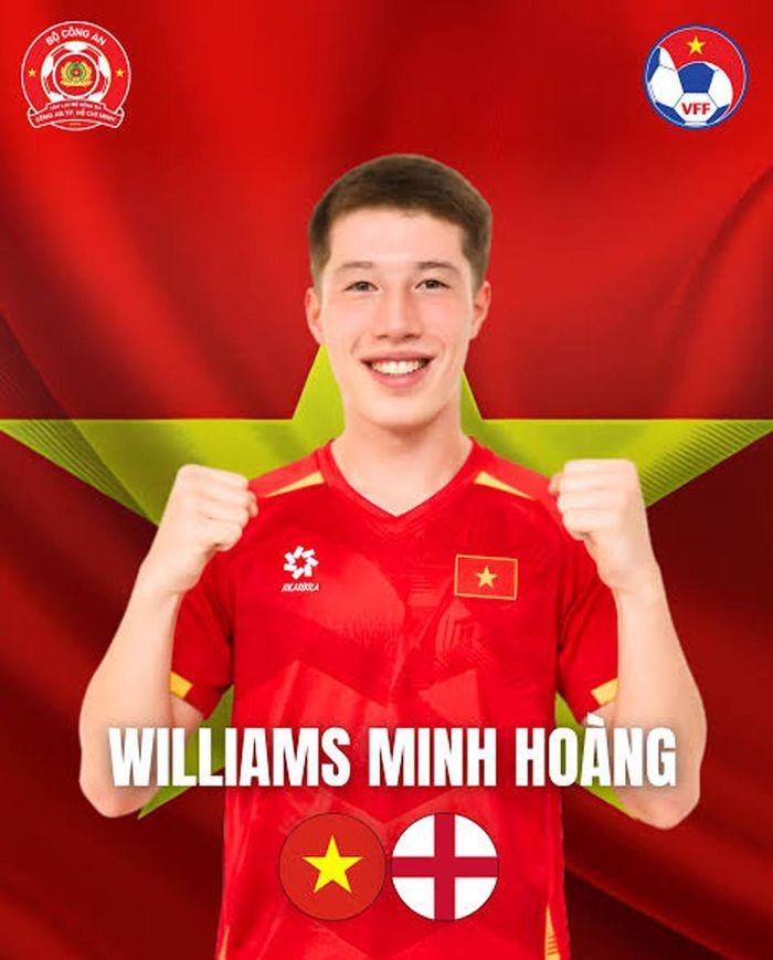 Tiền đạo 19 tuổi Williams Minh Hoàng được HLV Kim Sang Sik trao cơ hội lên ĐTQG.